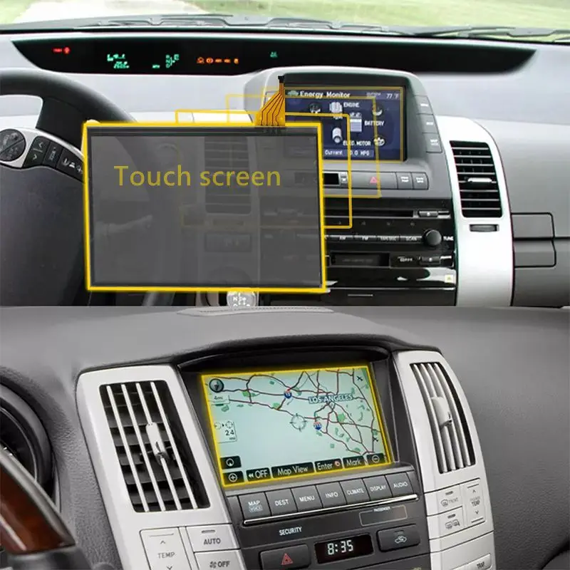 Touch Screen For 2006 2007 2008 2009 TOYOTA PRIUS HYBRID MFD RADIO CLIMATE New Replacement