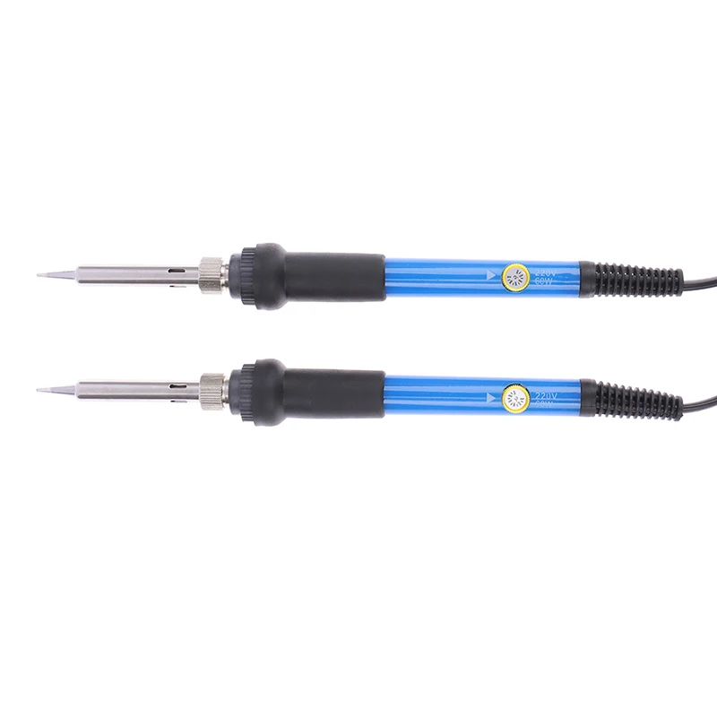 60W US EU AU UK Plug Soldering Iron Adjustable Tempertature Electric Solder Iron Welding Solder Heat Pencil Welding Repair Tools