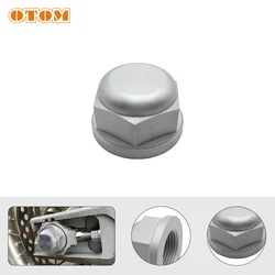 OTOM M20*1.5 Motorcycle Rear Axle Nut Covers Cap Motocross Wheel Lock Spindle Pin Screw Bolt For KTM HUSQVARNA EXC XCW SXF FE TE