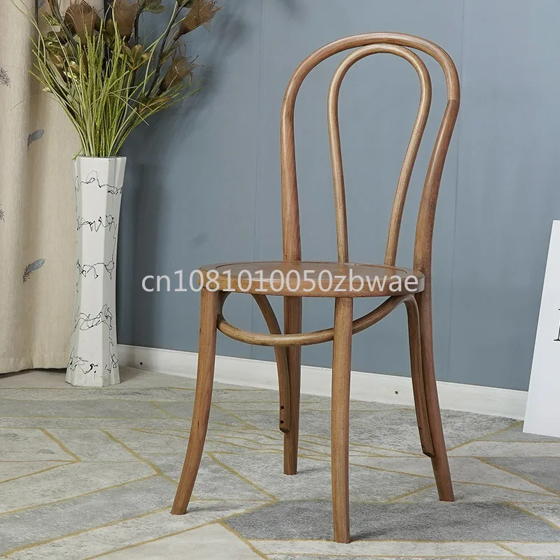

Nordic Solid Wood Chairs American Homestay Dining Chairs Banquet Events Photography Chairs Antique Modern Minimalist
