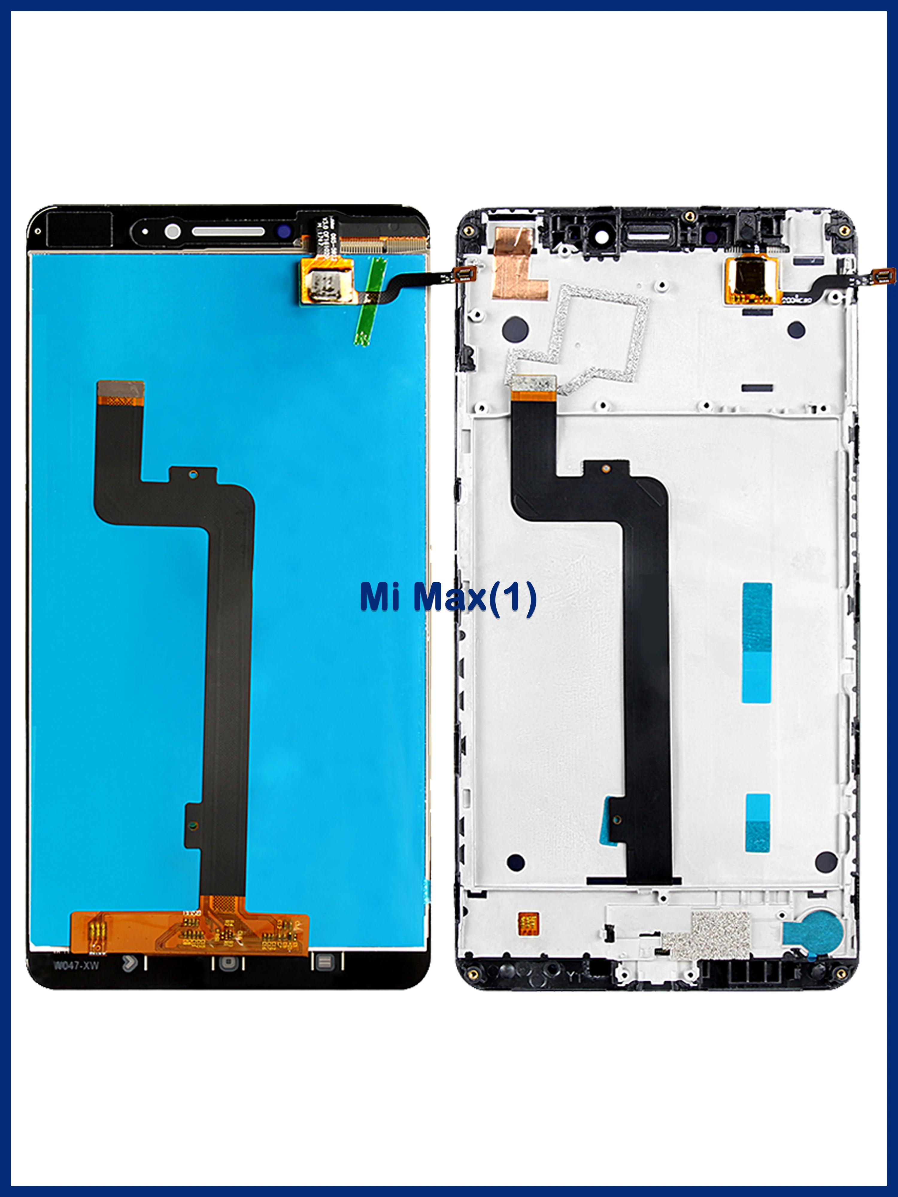 Original LCD For XiaoMi Mi Max1 Max 2 Max 3 LCD Display Touch Screen Digitizer Assembly For XiaoMi Max1 Max2 Max3 LCD With Frame