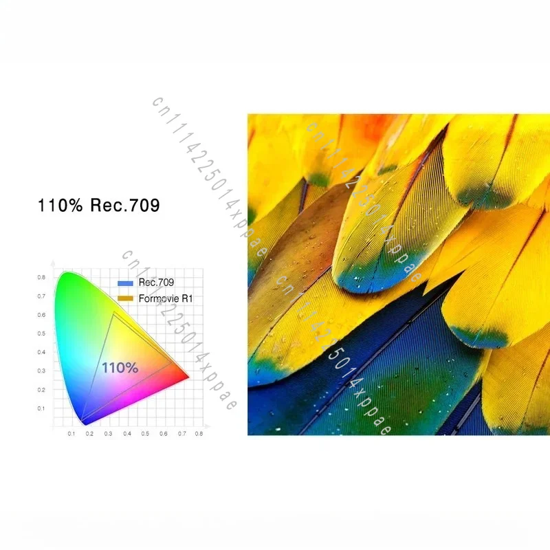 

Ultra Short Throw Projection TV With MEMC HDR10 Home Theater Bermer Go R1 Projector 1600ANSI Lumen Full
