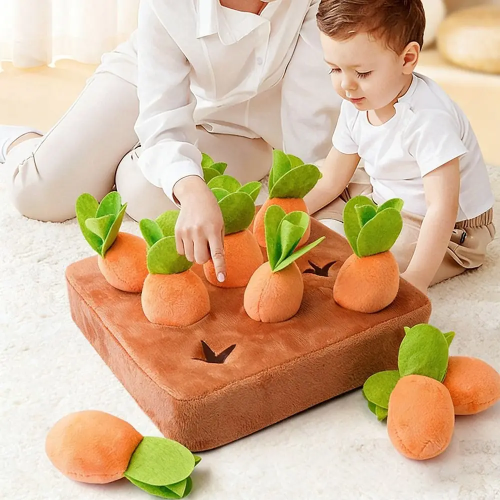 Stress Relief Carrot Snuffle Mat Mental Stimulation Interactive Feeding Interactive Puzzle Toy Removable Carrots