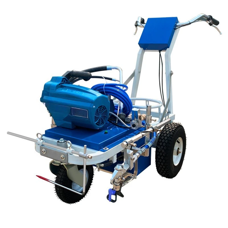 

Highway marking spray truck, parking space line drawing hand-pushed road marking truck