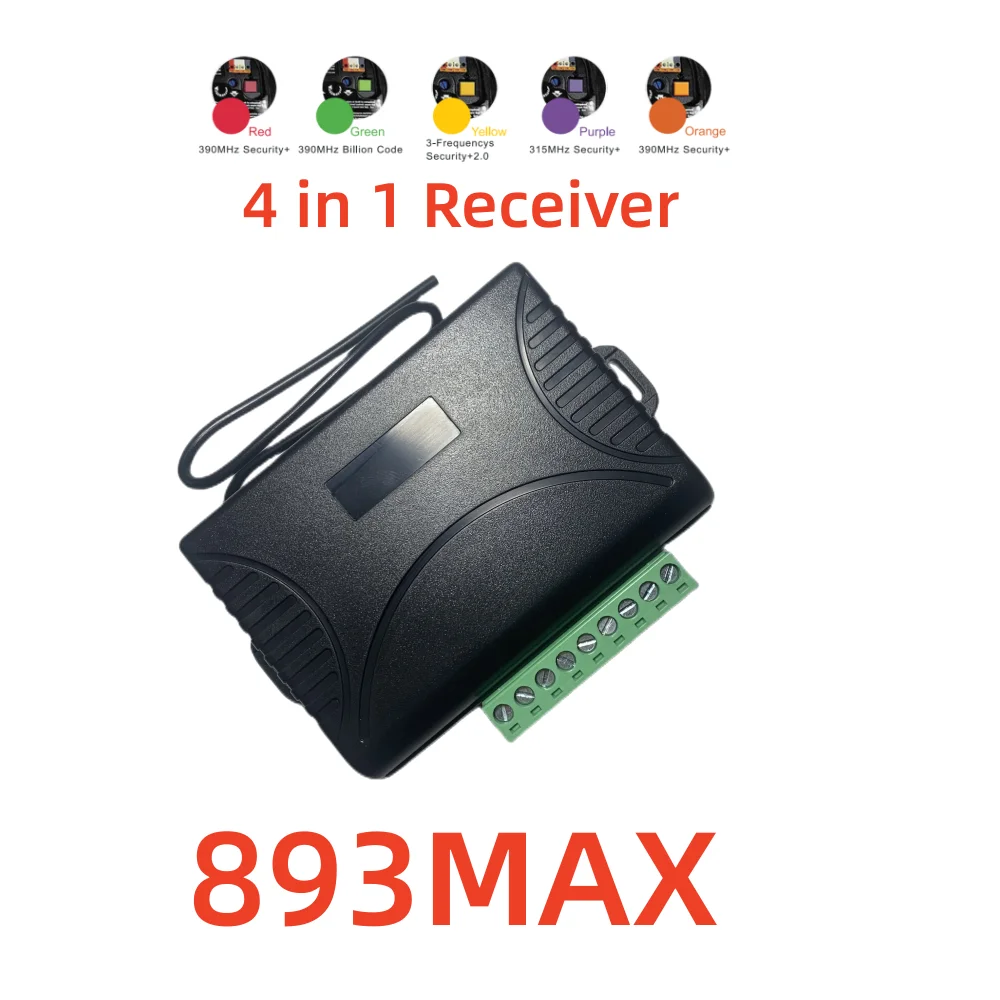 Replacement for 893MAX Receiver Security 2.0 Receiver For Garage Door Opener 891LM 371LM 971LM 81LM Receiver