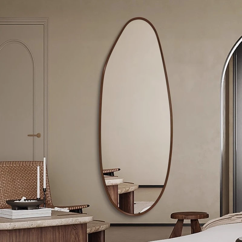 

Funky Irregular Mirror Wall Decoration Modern Living Room Full Body Girls Mirror Bedroom Bathroom Espelhos Home Decorations