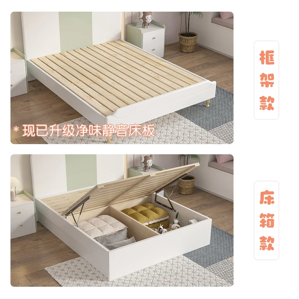 Children's furniture girl minimalist modern princess bed single bed teen bedroom girl bed