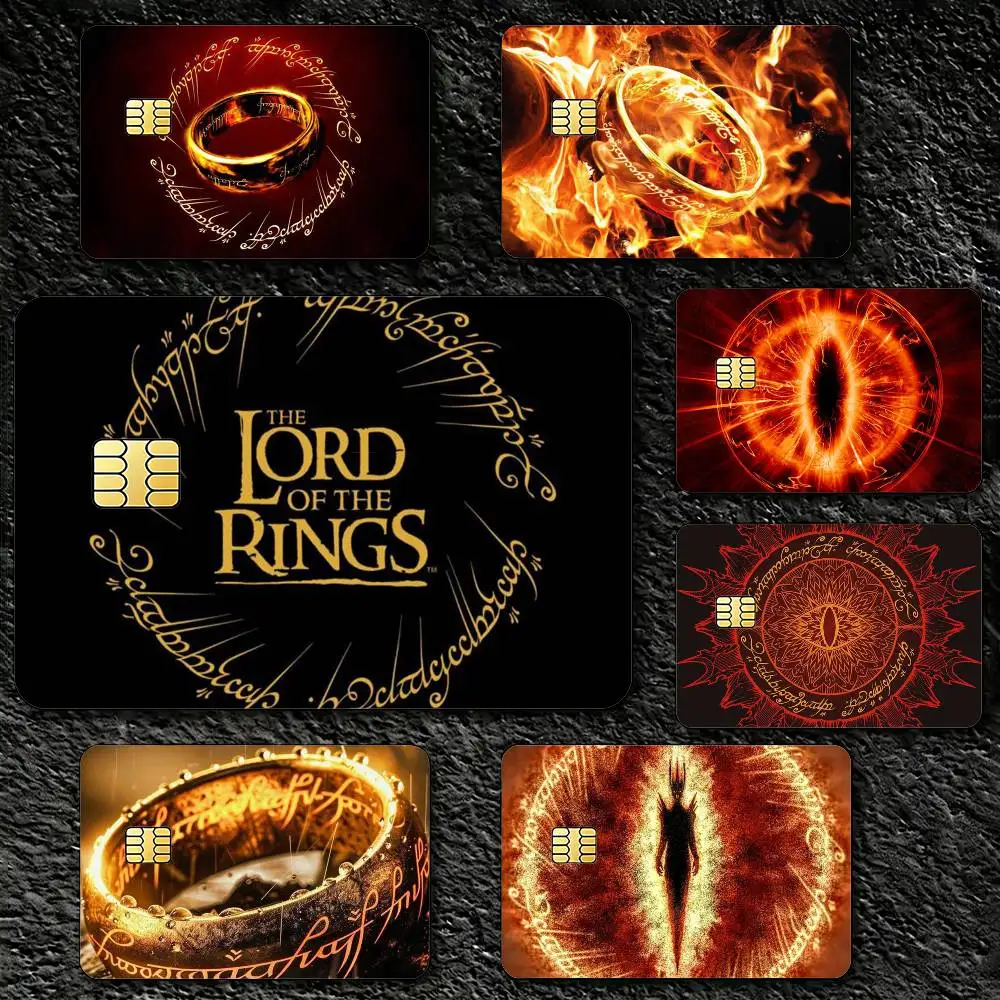 

L-Lords of the R-RingES Credit Card Skin Stickers For VISA Bank Bus Metro Access Card Protective Film Cover Sticker