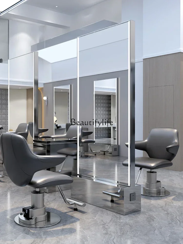 

Full-Length Mirror Fashion Hairdressing Single-Sided Hairdressing Mirror Trend for Hair Salon