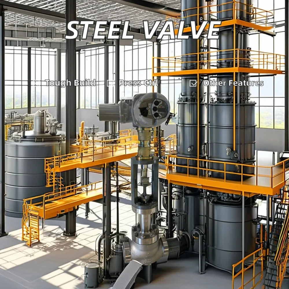 Electric Carbon Steel Series Melt Control Valve High Temperature Pressure Sleeve Holder Design OEM Supported Gas