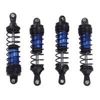 JB-4Pcs Metal Front And Rear Shock Absorber For Wltoys 144001 144010 124007 124016 124017 124019 RC Car Upgrade Parts