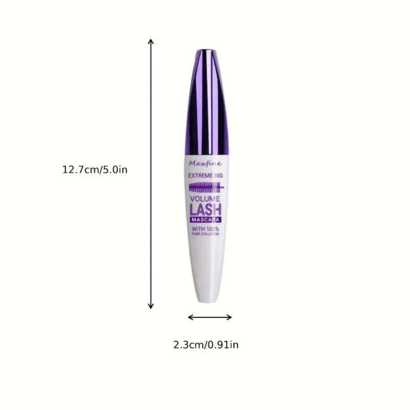 1PC 8D Fibra di seta Mascara per ciglia Impermeabile a lunga durata Trucco per ciglia a prova di sbavature