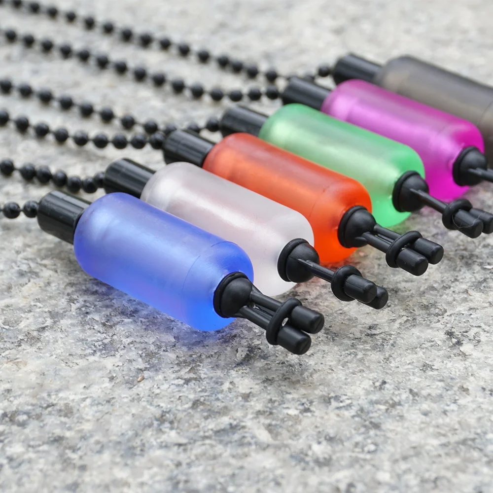 Hirisi 2Pcs Fishing Swinger Bite Indicators 6 Colors Sensitive Bite Detection Carp Feeder Bank Fishing Accessories Gear B2041