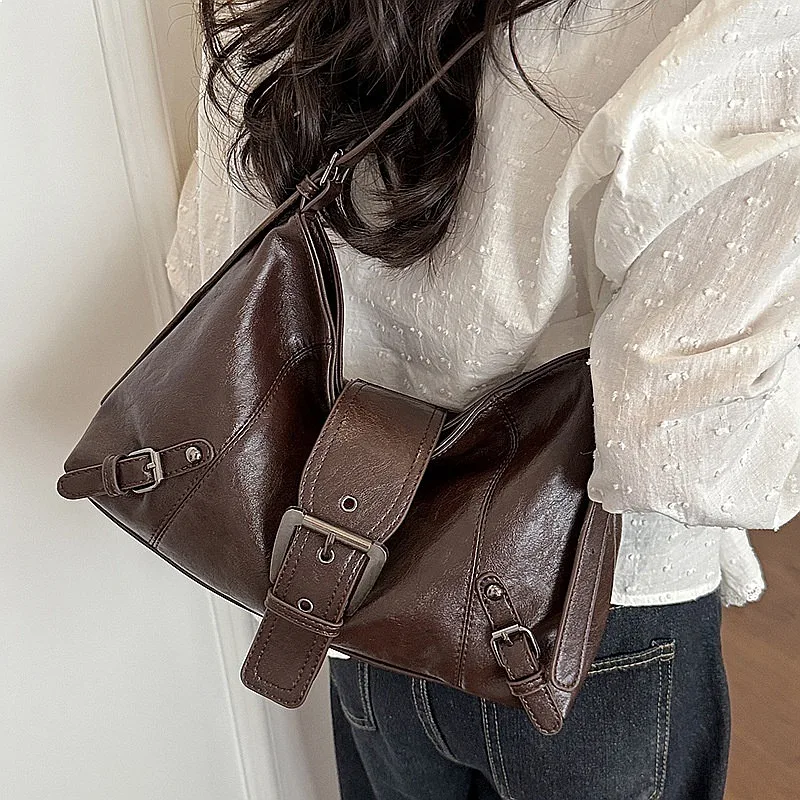 CGCBAG Fashion y2k Shoulder Bag For Women Casual Lage Capacity Female Crossbody Tote Bags High Quality PU Leather Handbags