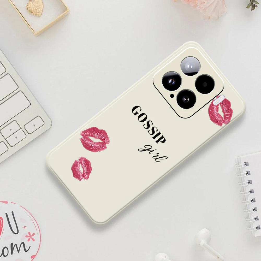 Gossip Girl Stil Telefon Fall Für Xiaomi Mi 15 Ultra Mi 14T 13T 12T 11T Pro Abdeckung Für Xiaomi Mi 13T Pro Mi 11T Pro Silikon Fällen