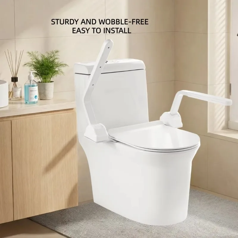 bathroom accessories Foldable Toilet Safety Grab Bars for the Elderly Pregnant Women Disabled People Easy Installation Hotel's B