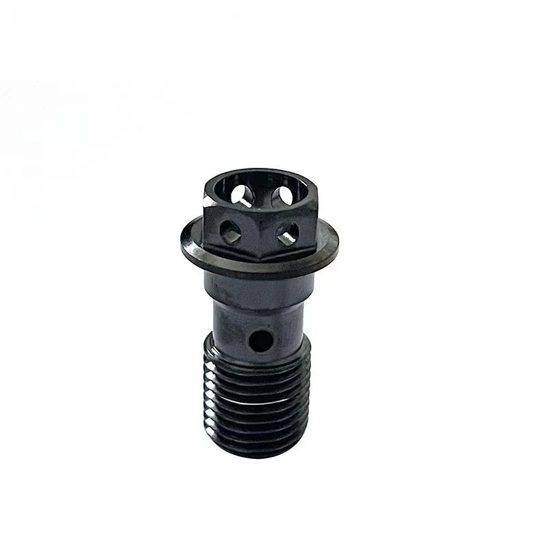 Titan M10 Metrischer Banjo-Schraubverschluss für Bremsleitungsadapter passend für Hauptzylinder, Bremssattel, Kupplungssystem – Ti-Schrauben – Detail 4