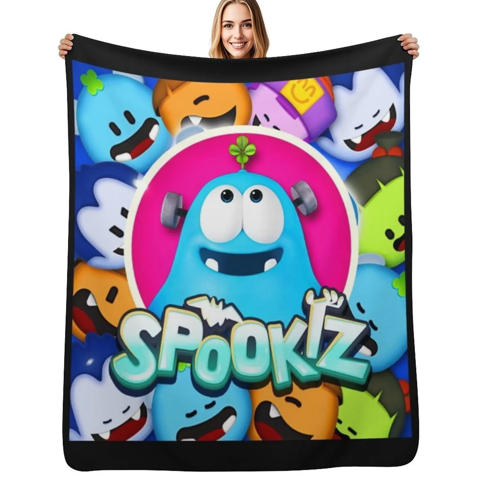 

Spookiz costume spookiz kids shirt gift for fans Throw Blanket Modern Design Soft Blanket for Home Decor