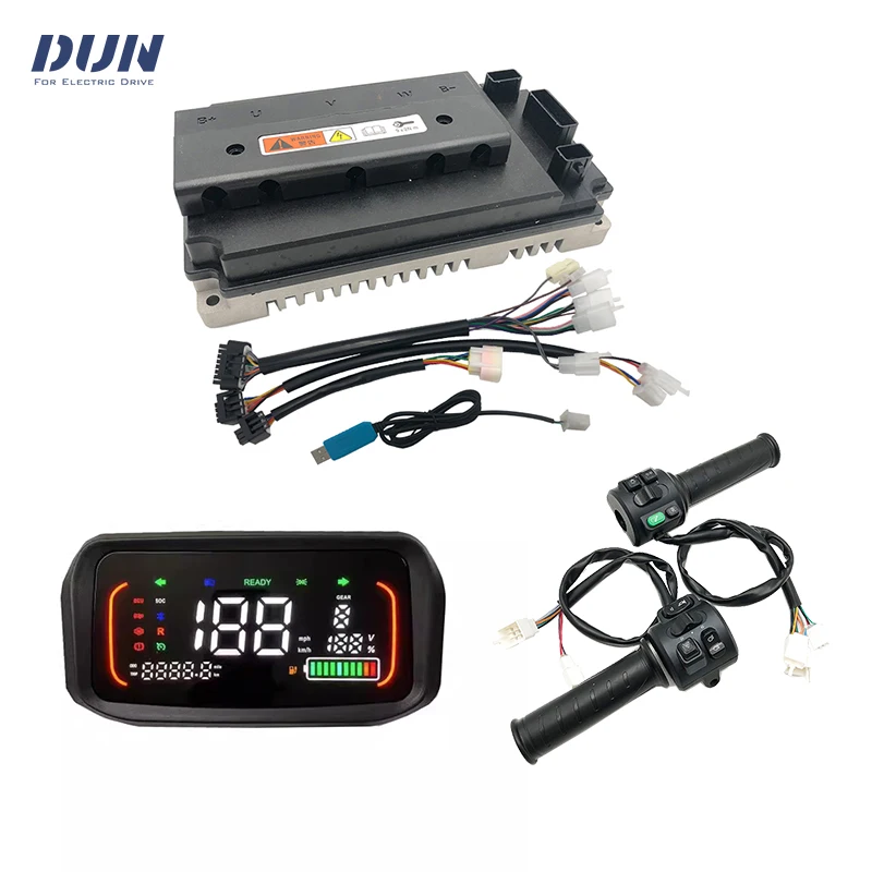 

LANDE EM100 130A Controller With New DKD LCD Speedometer Display -T08 Throttle Kits