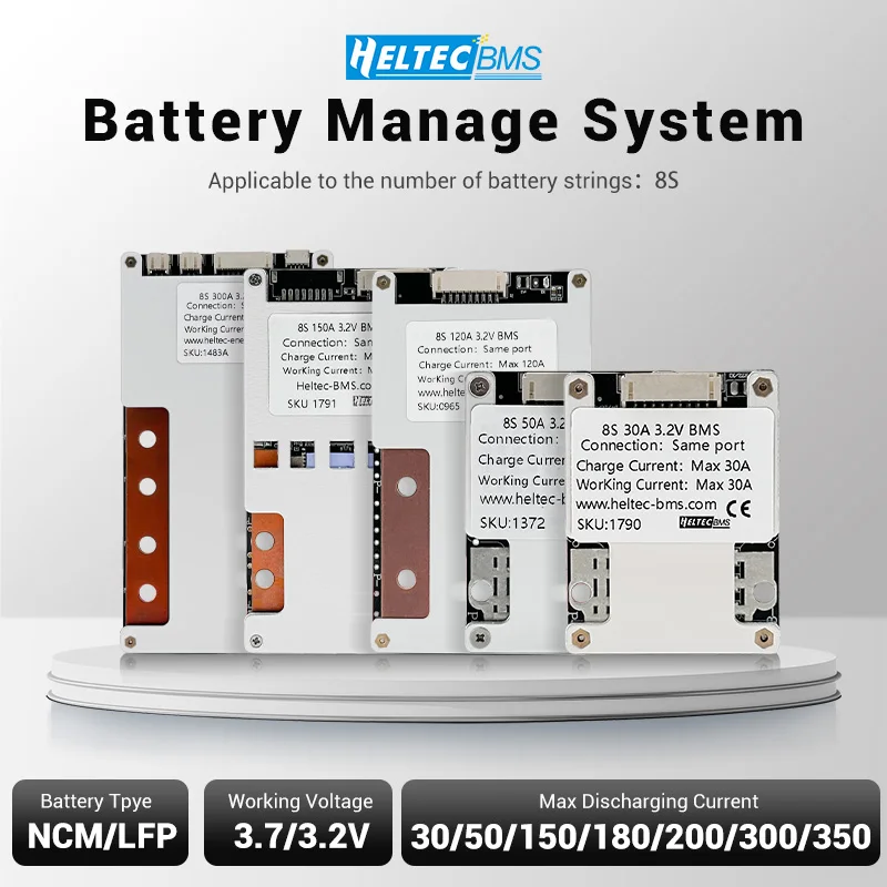 Heltecbms lifepo4 bms 24v 6s 7s 8s литий-ионный сбалансированный 18650/21700 30A 60A 80A 120A 200A 300A 350A защитная плата литиевой батареи