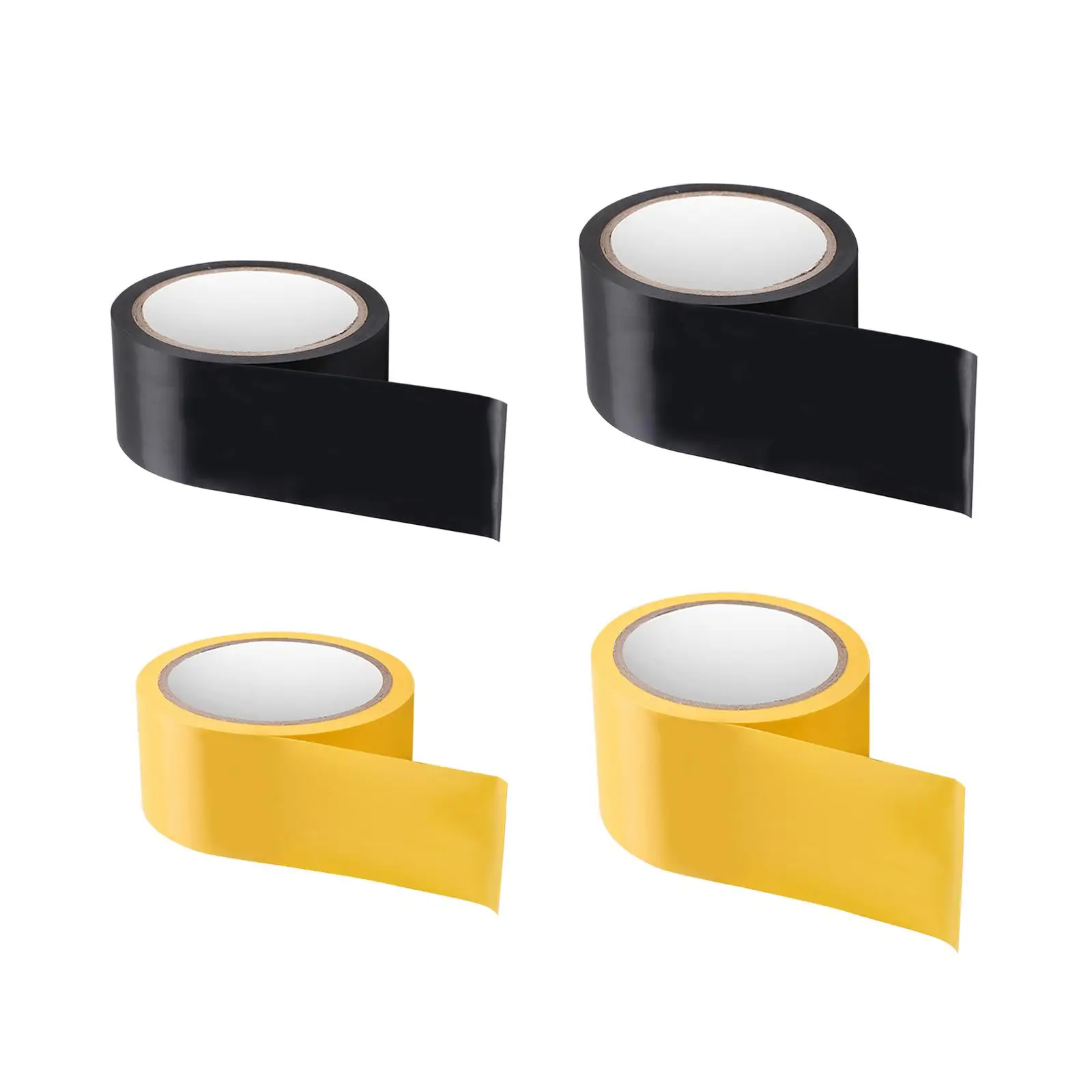 Warning Tape Warning Sticker Wear Resistance Warning Floor Tape Waterproof Caution Tape Roll for Walls Stairs Floors