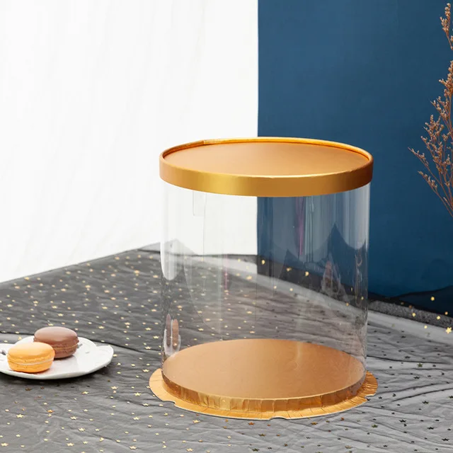 קופסאות עגולות שקופות