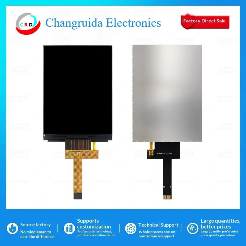 3.2-inch TFT LCD Screen ST7789 Small 240x320 Display LCD Color SPI Naked