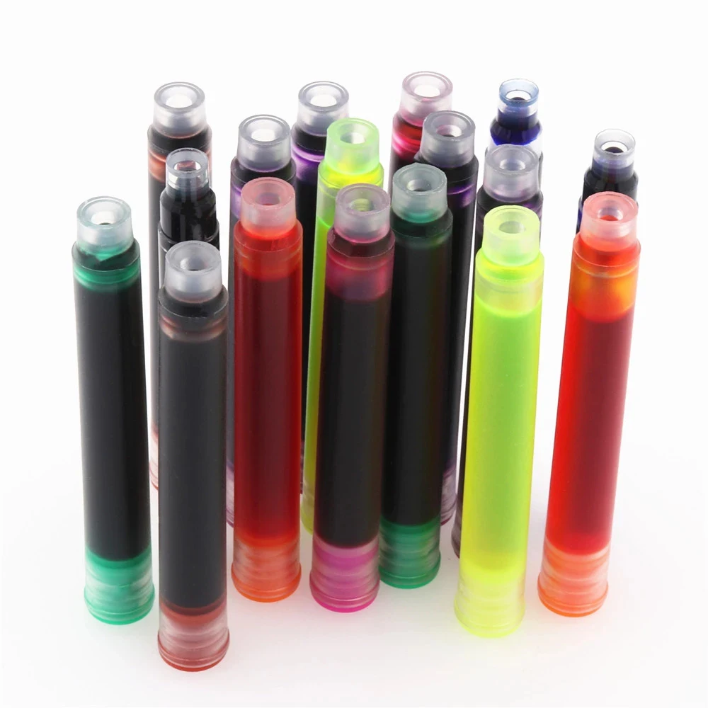 

High quality Student 2.6mm 3.4mm Ink Pen Color Ink Fountain Pen ink Cartridge Fountain Pen Refill