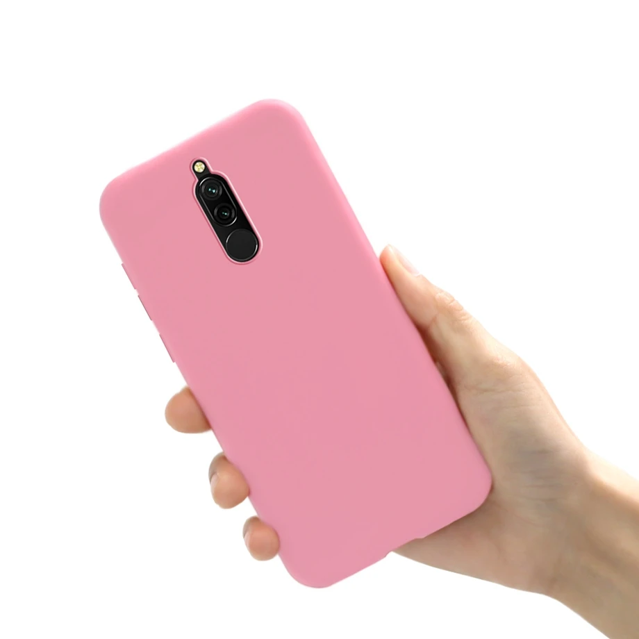 Für Xiaomi Redmi 8 Fall Weiche TPU Candy Farbe Matte Abdeckung Silikon Fall Für Redmi 8 8A Dual 8A pro Zurück Shell Abdeckung Coque Bumper – Detail 14