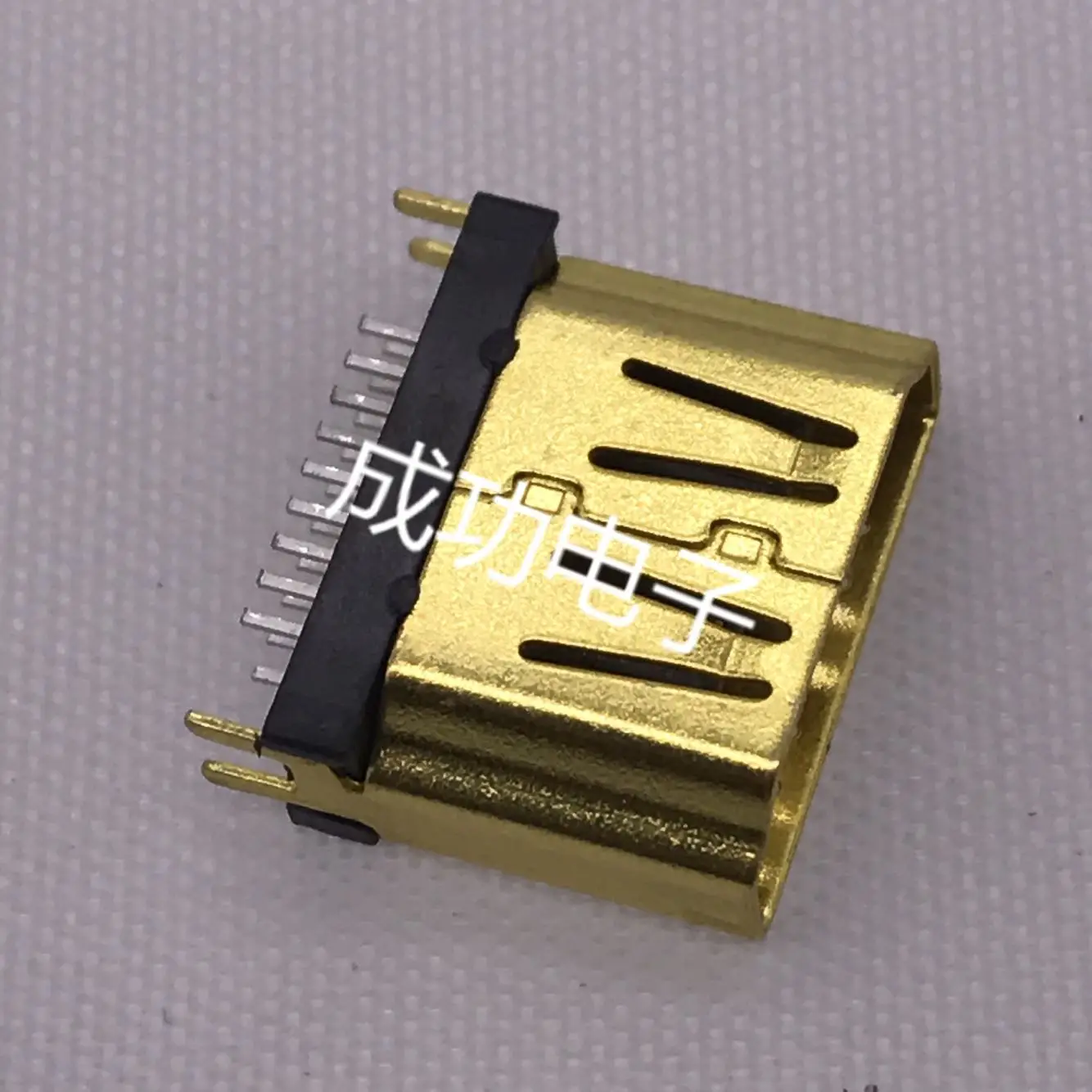For HDMI type A high socket female seat HDMI 19P female seat splint type vertical plug board female seat connector gold plated
