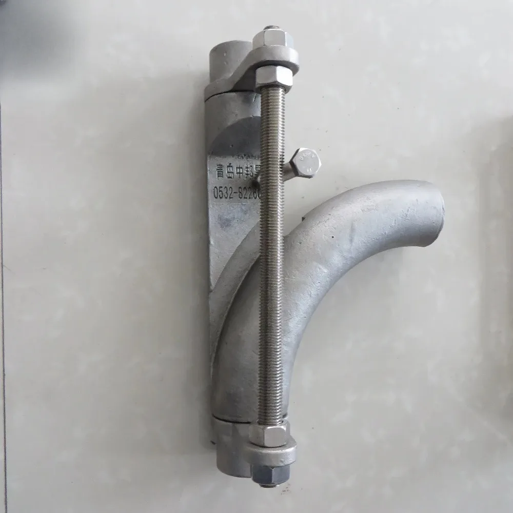 Slaughterhouse equipment, bovine piping switches, hot dip galvanized, halal certified, suitable for slaughterhouses
