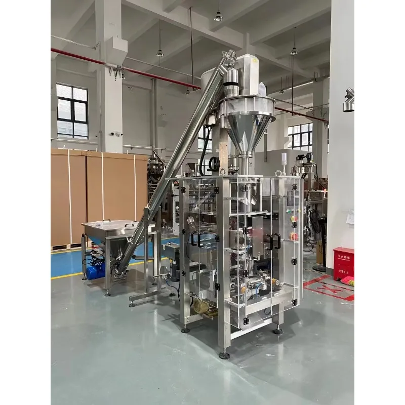 Customized Auger Hopper Dry Powder Pouch Filling Packing Machine Auto Filling Fine Tea Stick Sachet Powder Packaging Machine