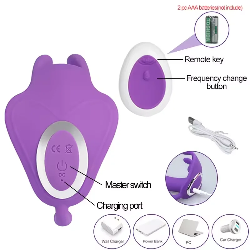 Wearable Dildo Women Vibrator Remote Control Panties Egg G-Spot Massager Vagina Nipple Oral Stimulator Female Sex Toy view 5