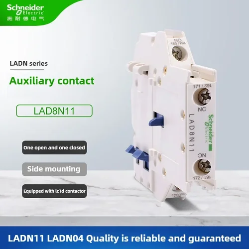 Imagen 2 del producto Contacto auxiliar del contactor de CA Schneider LC1D LADN11C20 C02 C22 C31 C04C 40C contacto auxiliar frontal normalmente abierto y cerrado