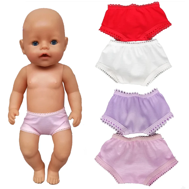 Doll Accessories Underpants Baby Doll Socks Headband Bib