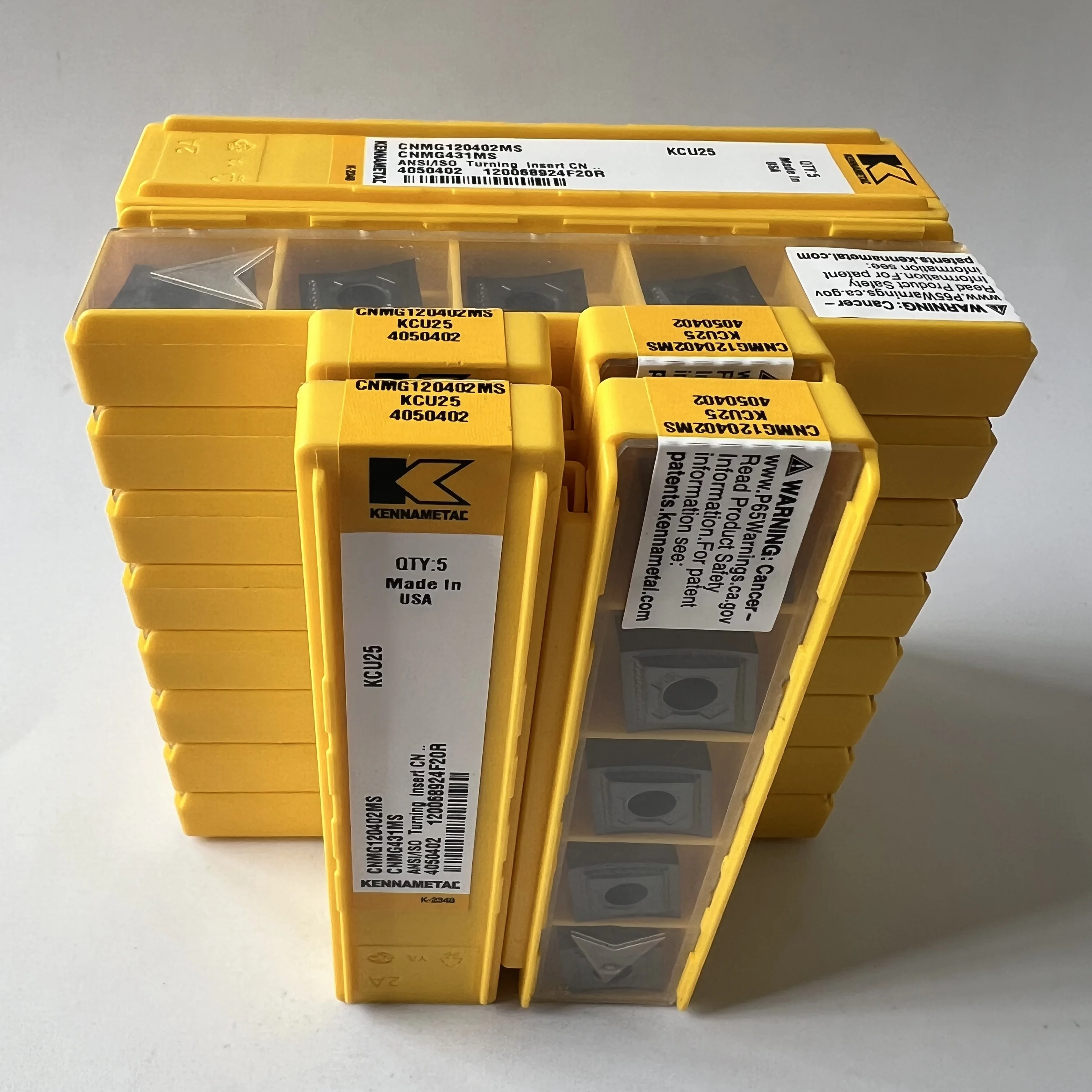 

CNMG120402MS KCU25 / Original product CNC cemented carbide blade 10 Pcs