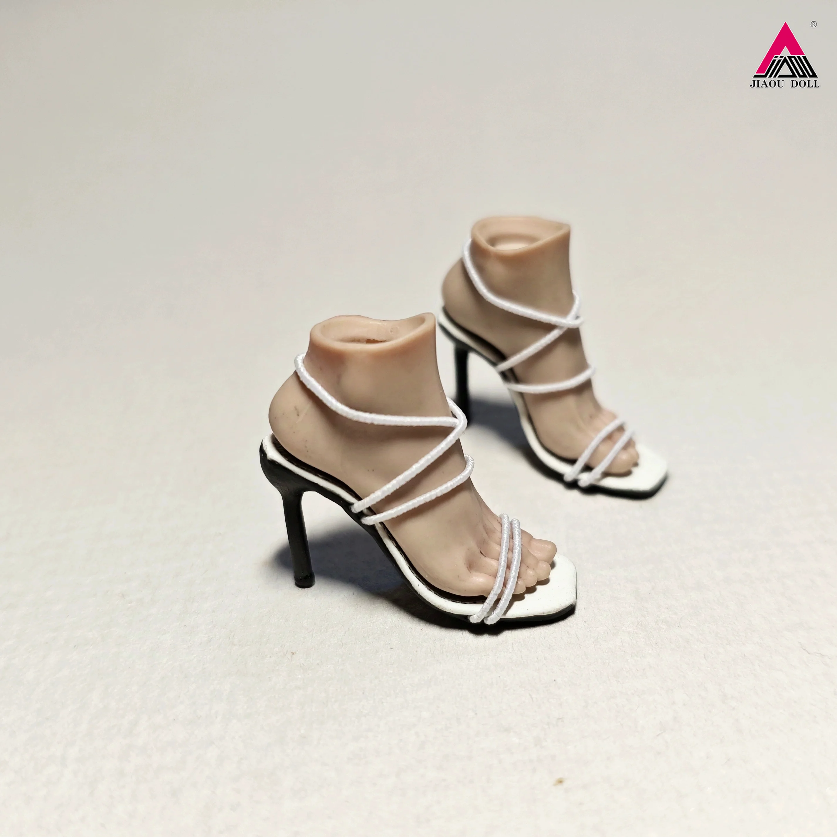 1/6 하이힐 샌들 탄성 스트랩 신발 모델 표준 크기 맞는 12 ''분해 피트 여성 군인 액션 피규어 바디 인형