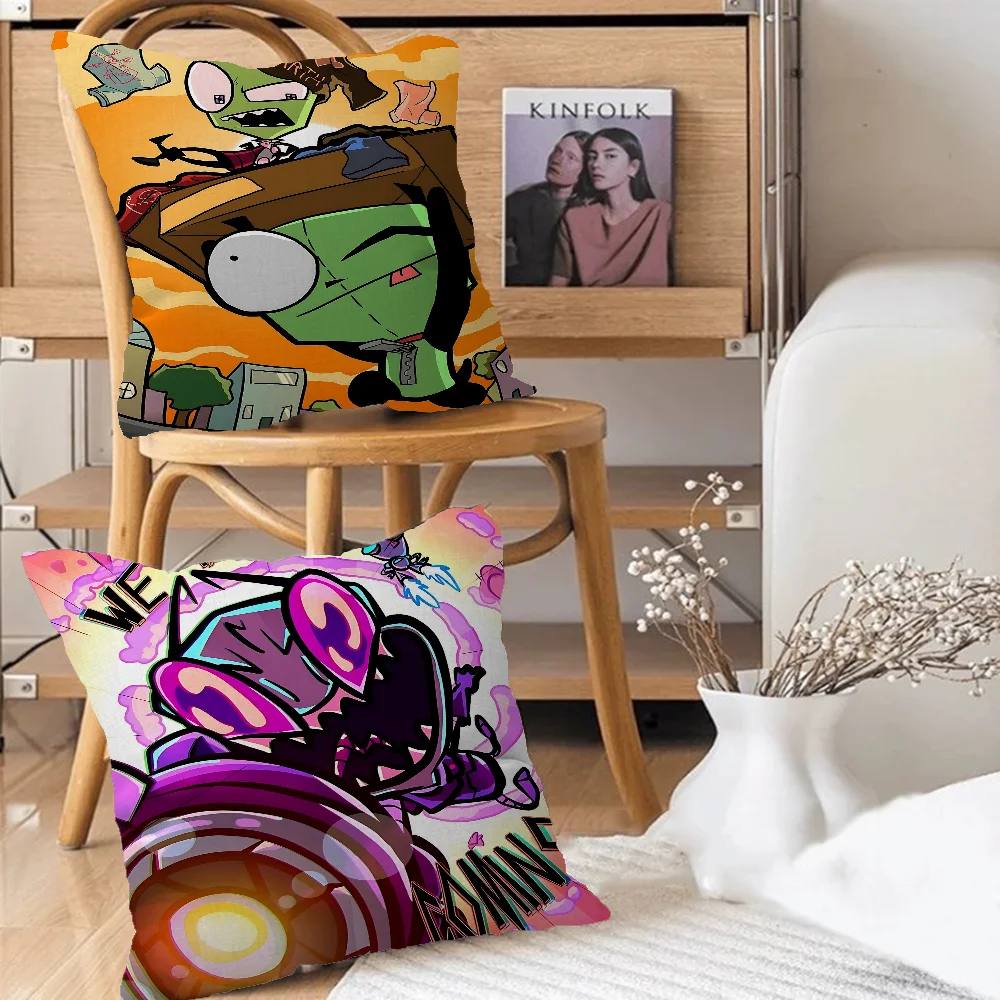 Invader Z-Zim Pillow Cover Sofa Cushion Cover Home Room Decoration Children Gift