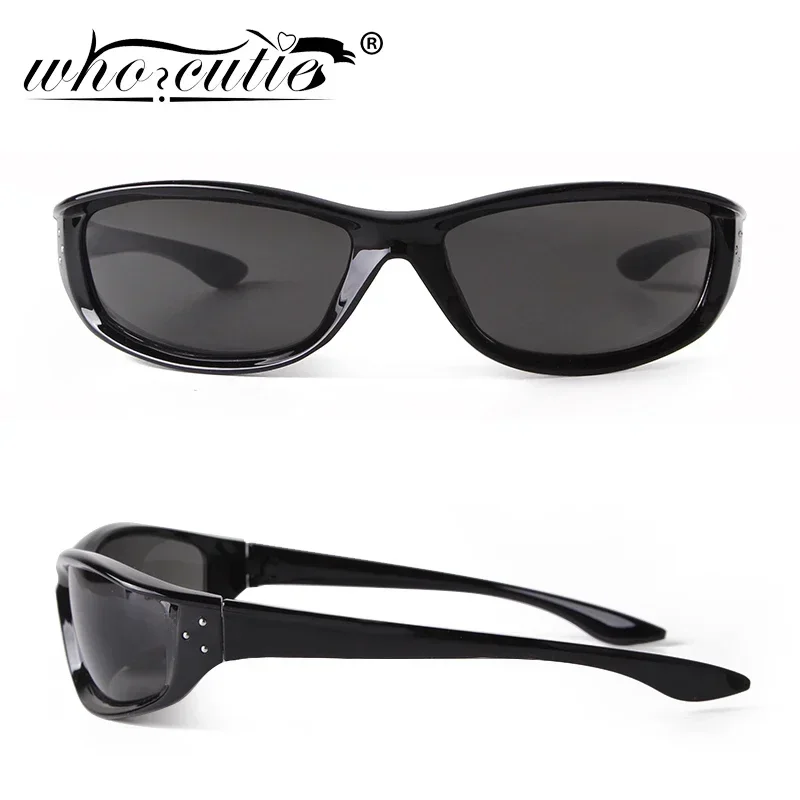 Retro Y2K Mirror Wrap Sport Sunglasses Men Women Brand Designer Vintage Rectangle Shade Eyewear Male Cycling Driving Sun Glasses image 2