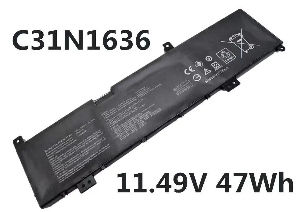 new for asus N580VN N580VD NX580VD 7300/7700 C31N1636 Laptop battery