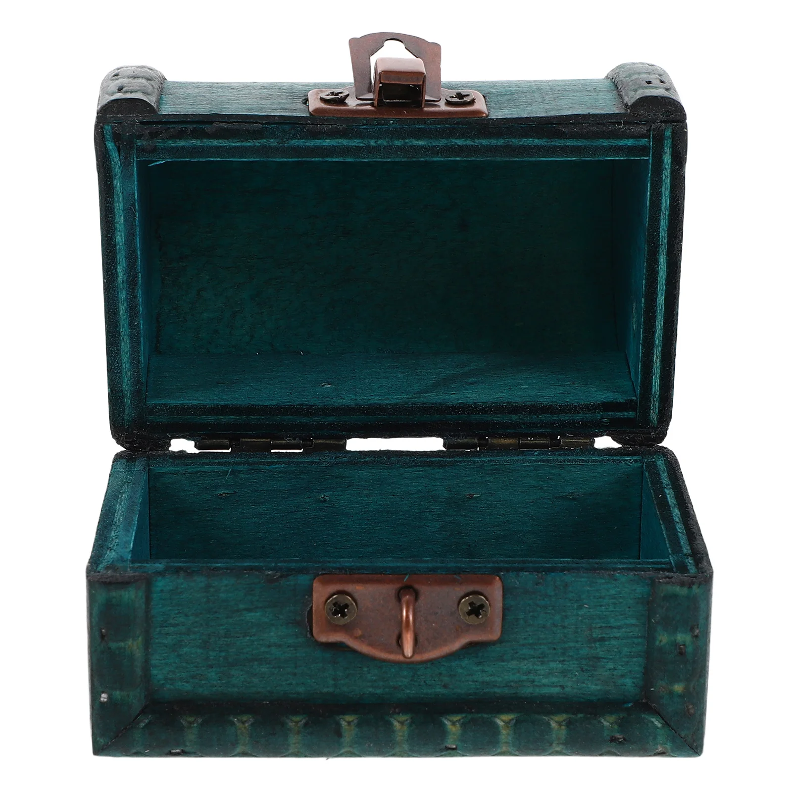 

Винтажный зеленый маленький сундук с сокровищами, деревянная шкатулка для драгоценностей, органайзер на память, кольцо, серьги, чехол для женщин, держатель для хранения безделушек, бусин