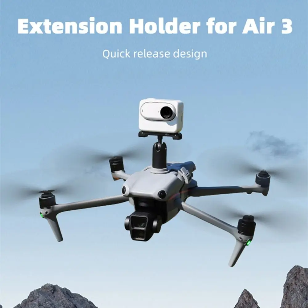 

Lightweight Top Extension Holder Wear-resistant Soft Pad Drone Adapter Holder Stable Durable for DJI Air 3/Air 3S