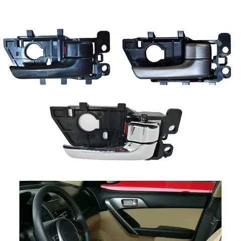 Ruili702 for kia Forte cerato 2008 2009 2010 2011 2012 2013 Interior Door Handle Matte Sliver Front door handle ass door inside