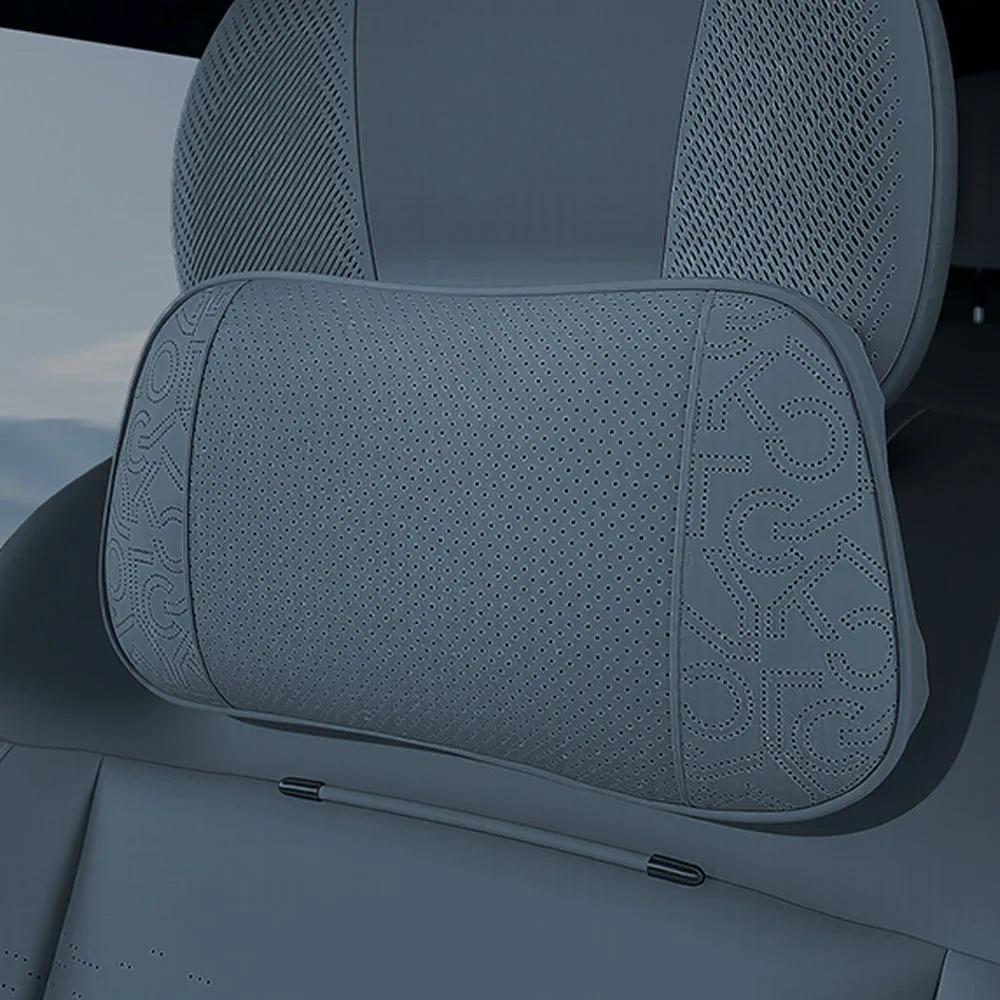

Original Color Leather Headrest And Lumbar Support Car Accessories For Lynk & Co 900 03 08 06 z20 01 Comfortable And Breathable