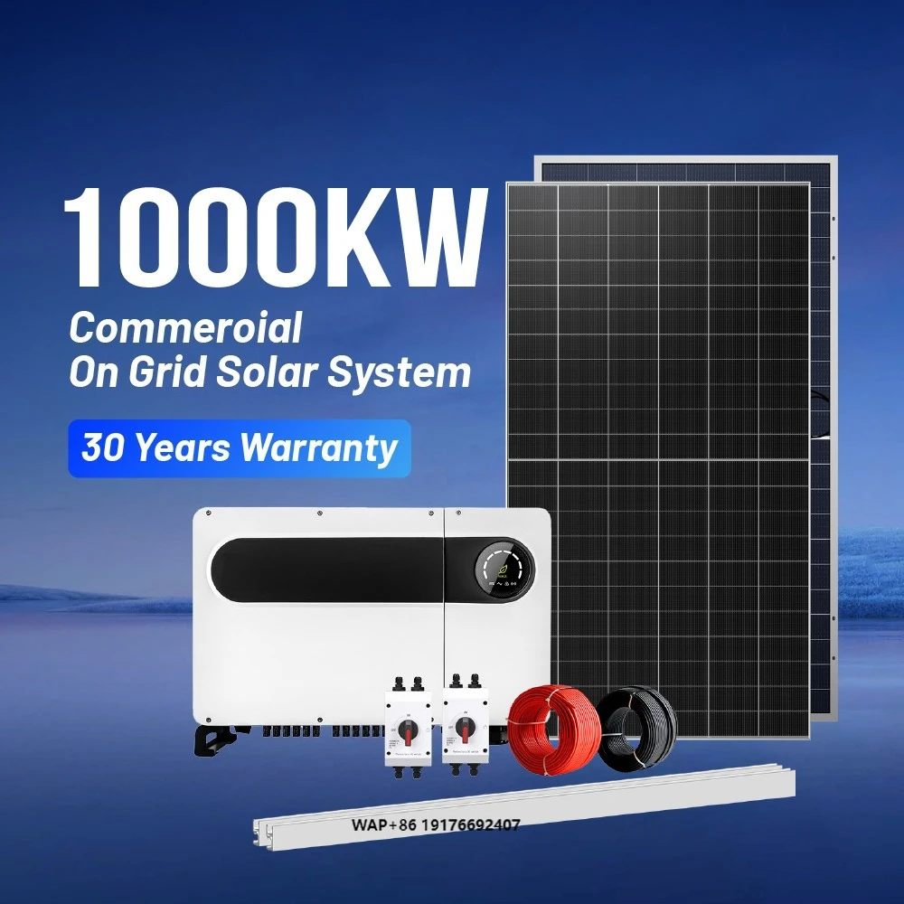 Sunevo Commercial on Grid Solar Energy System 100kw 200kw 500kw 1000kw 1mw 2mw Hybrid Complete Solar Storage System Customized