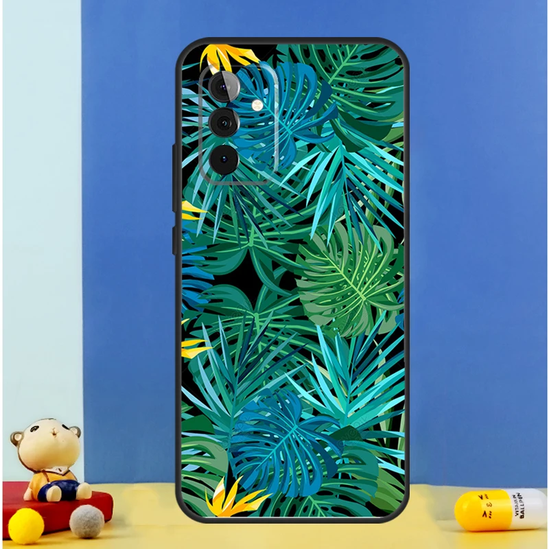 Tropical Leaf Pattern Case For Samsung Galaxy A34 A14 A24 A15 A25 A12 A22 A32 A52 A51 A71 A13 A33 A53 A54 Cover image 6