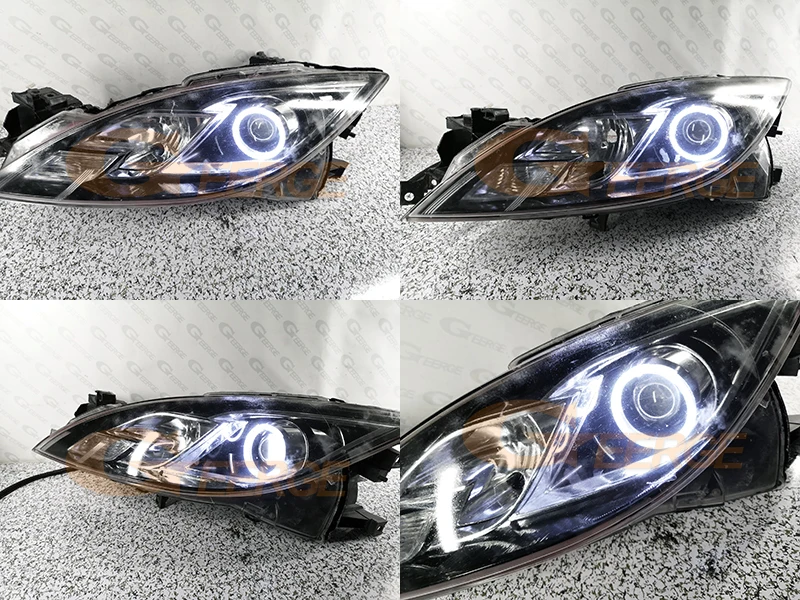 For Mazda 6 Mazda6 Atenza GH MK2 2008 2009 2010 2011 2012 Excellent Ultra Bright COB Led Angel Eyes Kit Halo Rings Day Light