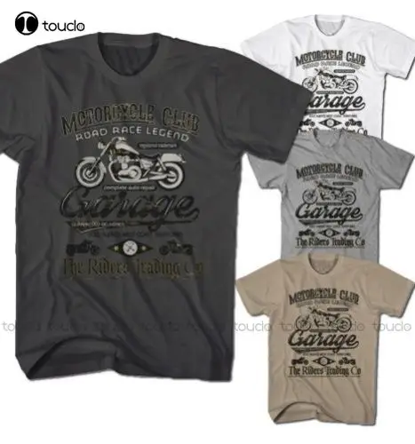 Fashion Top Tee Mens T-shirt Pour Hommes MOTO CLUB ROYAUME-UNI Auto Road MOTEUR COURSE Legend Motorcycle Print T Shirt