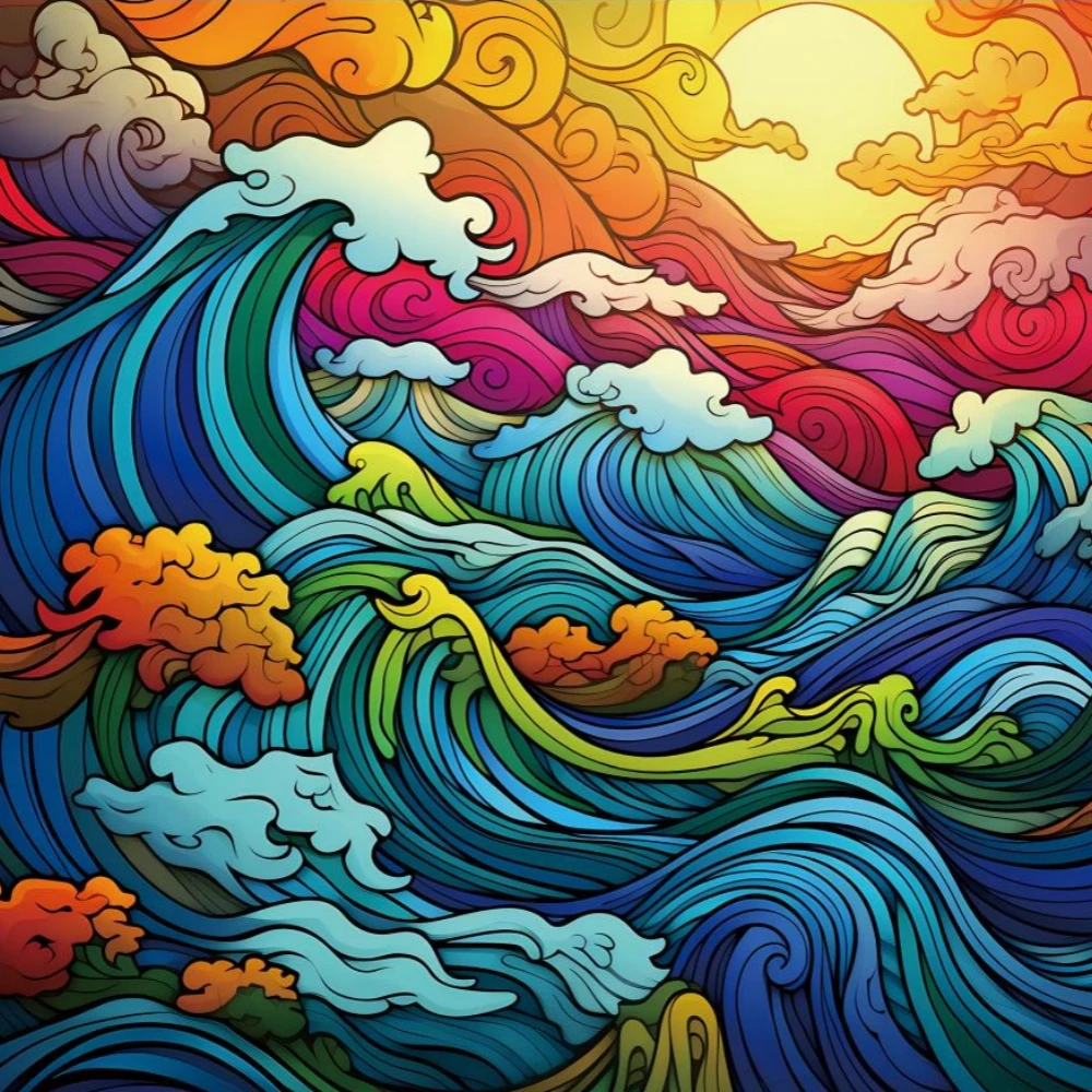 Книга-Раскраска с двойными страницами, 20 страниц