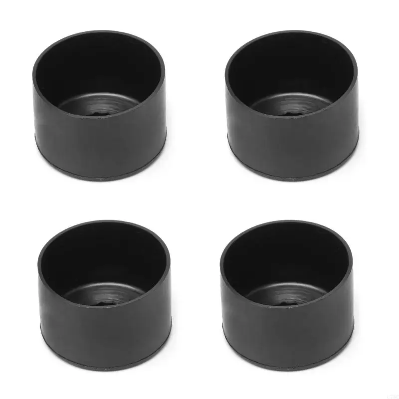 U75C 4x PE Silla Ferrule Anti Scratch Muebles Fees Pisos pierna Tapas protección pierna